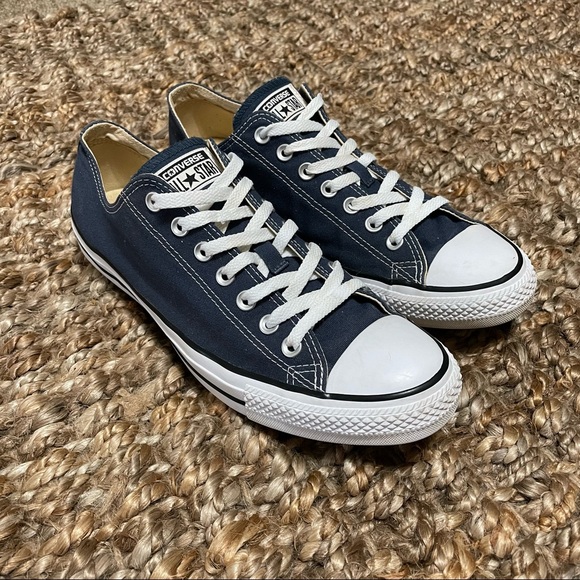 Converse All Star Blue Canvas Sneaker size 10M/12W - Picture 1 of 8
